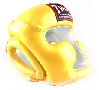 Детский боксерский шлем Twins Special (HGL-6 gold)